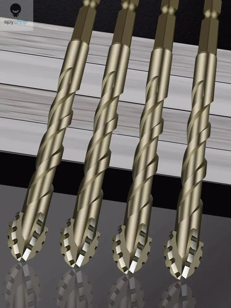 High-Four-edged serrated eccentric drill for dry drilling of ceramic tiles, glass, marble, concrete, stainless steel drill bits Spy-shop.com
