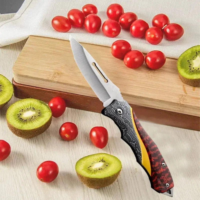 High Hardness Multifunctional Folding Pocket Knife for Household, Outdoor, Hunting, and Fishing