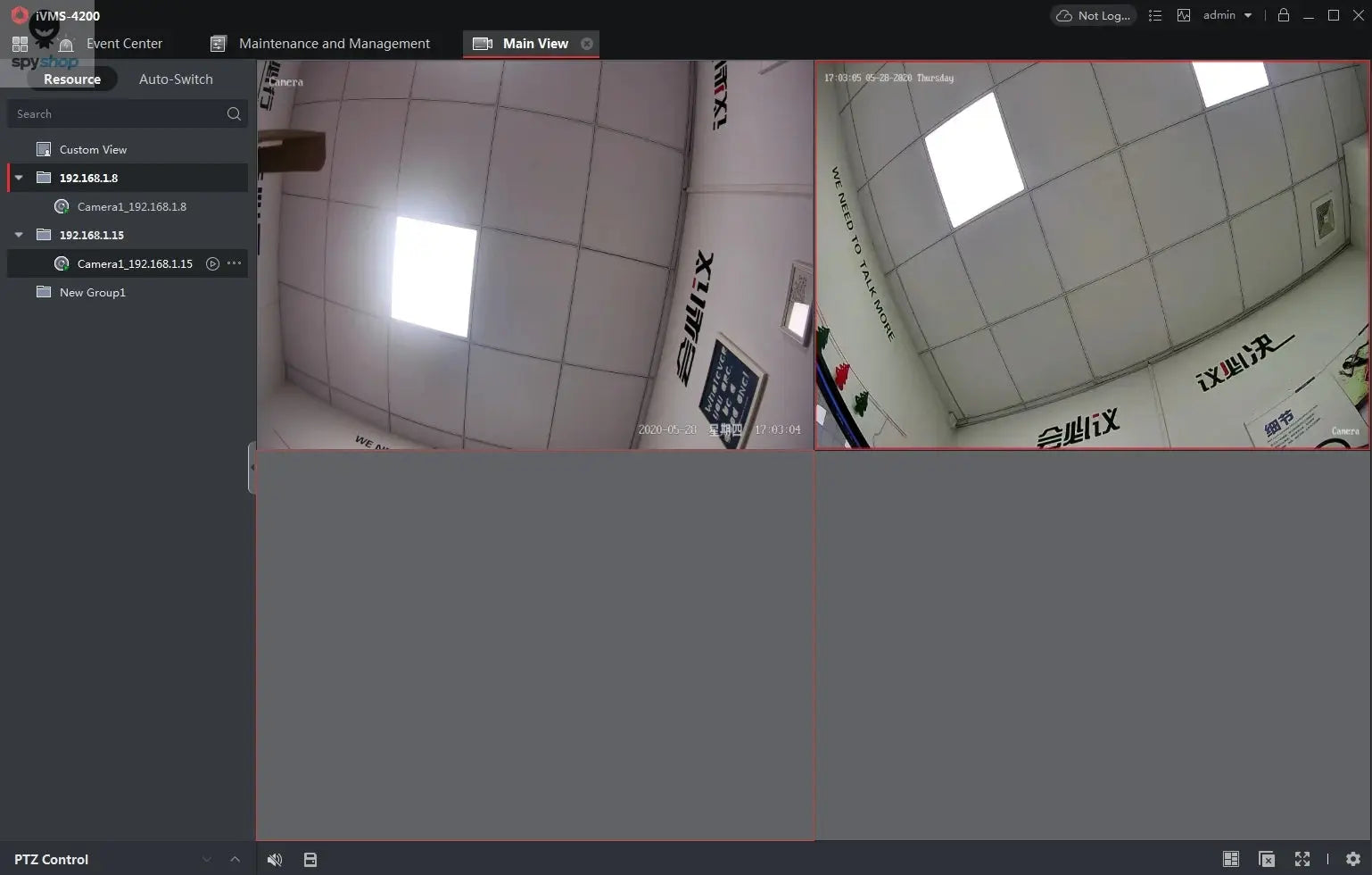 Hikvision Compatible 4K 8MP 170° Panoramic IP Camera IR&ColorVu 2-way Audio Human Detection SD Card Slot Plug&Play HIK NVR APP Spy-shop.com