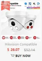 Hikvision Compatible 8MP 5X Zoom PTZ Camera POE Smart Dual Light ColorVu Built-in Mic Speaker CCTV Video Surveillance Camera Spy-shop.com