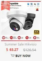 Hikvision Compatible 8MP 5X Zoom PTZ Camera POE Smart Dual Light ColorVu Built-in Mic Speaker CCTV Video Surveillance Camera Spy-shop.com