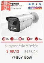 Hikvision Compatible 8MP 5X Zoom PTZ Camera POE Smart Dual Light ColorVu Built-in Mic Speaker CCTV Video Surveillance Camera Spy-shop.com