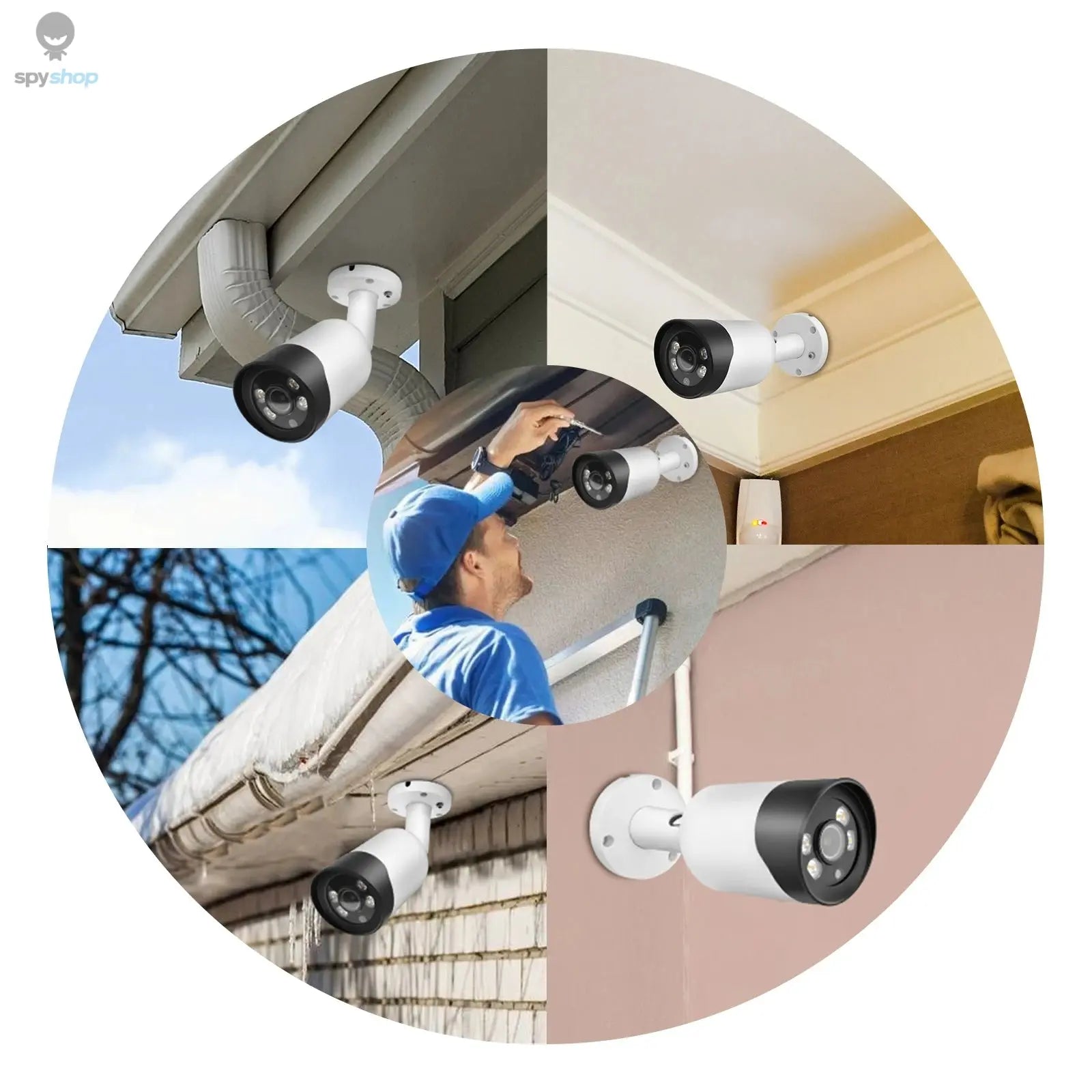 Hikvision POE Camera Bullet ColorVu 8MP 5MP IP Camera MIC Night Vision Camera Surveillance CCTV Cam Motion Alarm IP66 Spy-shop.com