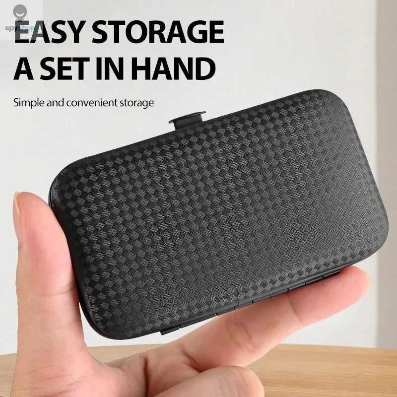 Home Nail Clipper 7piece Set Large Opening Manicure Tool Unisex Mini Compact Gift Eyebrow Clip Tweezers Spy-shop.com