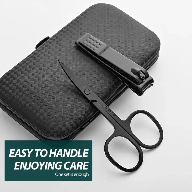 Home Nail Clipper 7piece Set Large Opening Manicure Tool Unisex Mini Compact Gift Eyebrow Clip Tweezers Spy-shop.com