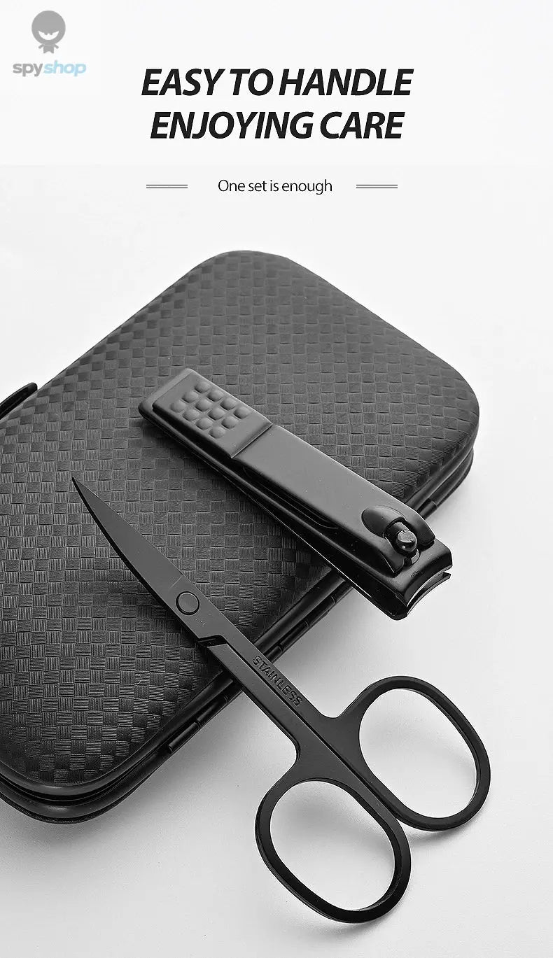 Home Nail Clipper 7piece Set Large Opening Manicure Tool Unisex Mini Compact Gift Eyebrow Clip Tweezers Spy-shop.com