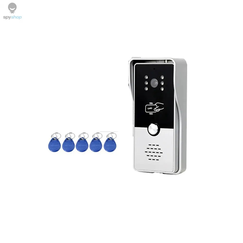 Homefong 7 Inch RFID Home Intercom Video Door Phone Doorbell with Camera Door Access Control Multiple Monitors Unlock Gate Spy-shop.com