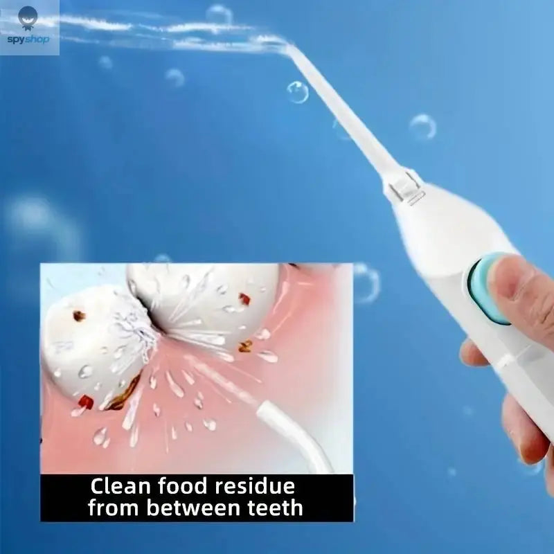 Household High Pressure Oral Irrigator Portable Teeth Clean Water Dental Floss Manual High Pressure Water Toothpick Spy-shop.com