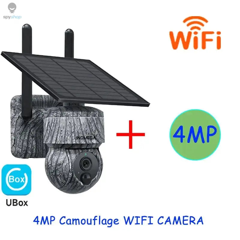 INQMEGA 5MP 4MP WIFI Wireless PTZ Solar Camera 4G SIM With Solar Panel Two Way Audio Security Protection CCTV Camera Battery Cam Spy-shop.com