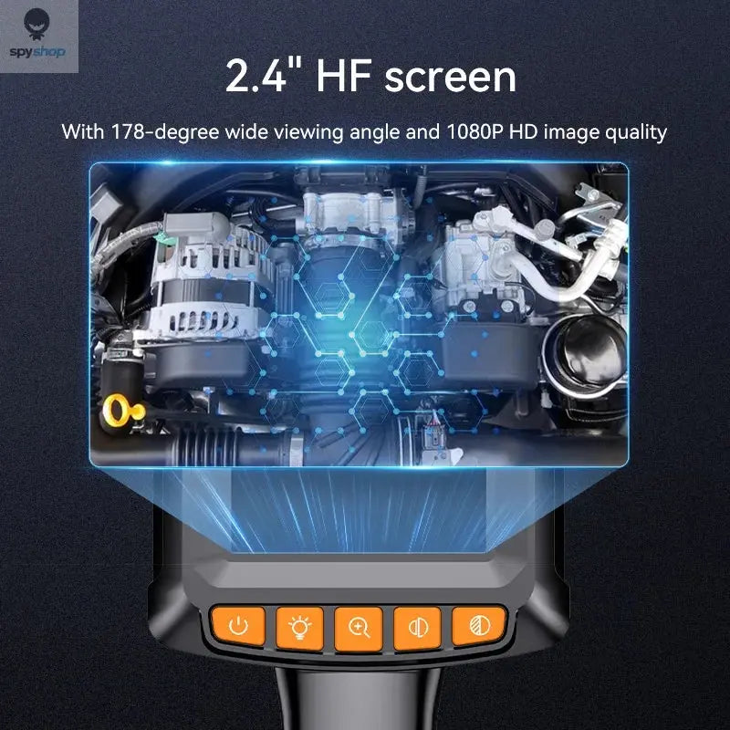 Industrial Endoscope Camera 4.3 "Single Dual Lens HD 1080P Car Inspection Borescope IP67 Waterproof Sewer Camera With LED Spy-shop.com