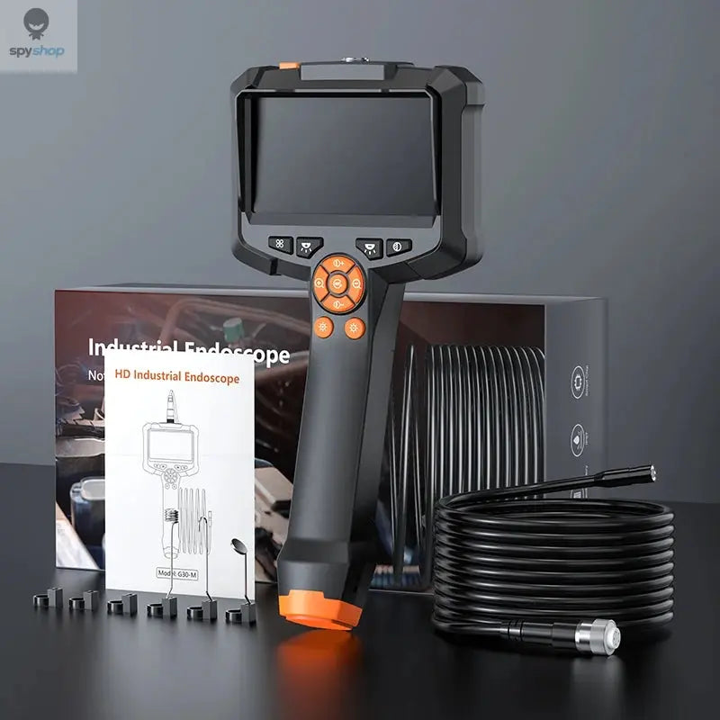 Industrial Endoscope Camera 4.3inch IPS Screen IP67 Waterproof HD1080P 8mm Lens Pipe Sewer Inspection Camera Borescope For Car Spy-shop.com