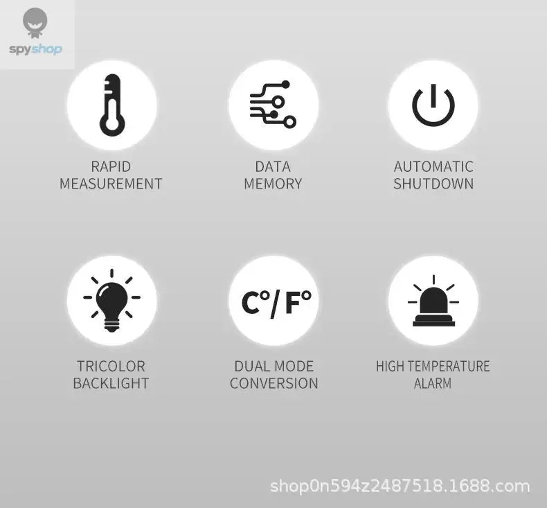 Infrared Fever Thermometer Medical Household Digital LCD Infant Adult Non-contact Laser Body Temperature Ear Thermometer Spy-shop.com