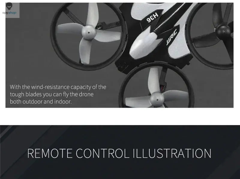 JJRC H36 Mini Rc Drone 4ch 6-Axis Headless Mode Helicopter 360° Flip Remote Control Quadcopter Toy Mini Drone For Kids Spy-shop.com