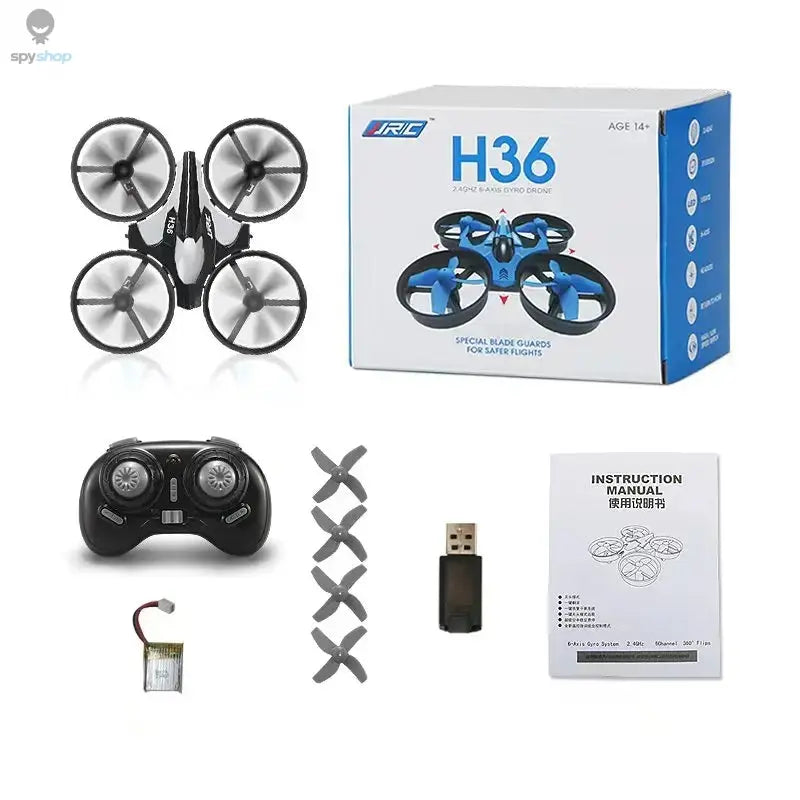JJRC H36 Mini Rc Drone 4ch 6-Axis Headless Mode Helicopter 360° Flip Remote Control Quadcopter Toy Mini Drone For Kids Spy-shop.com