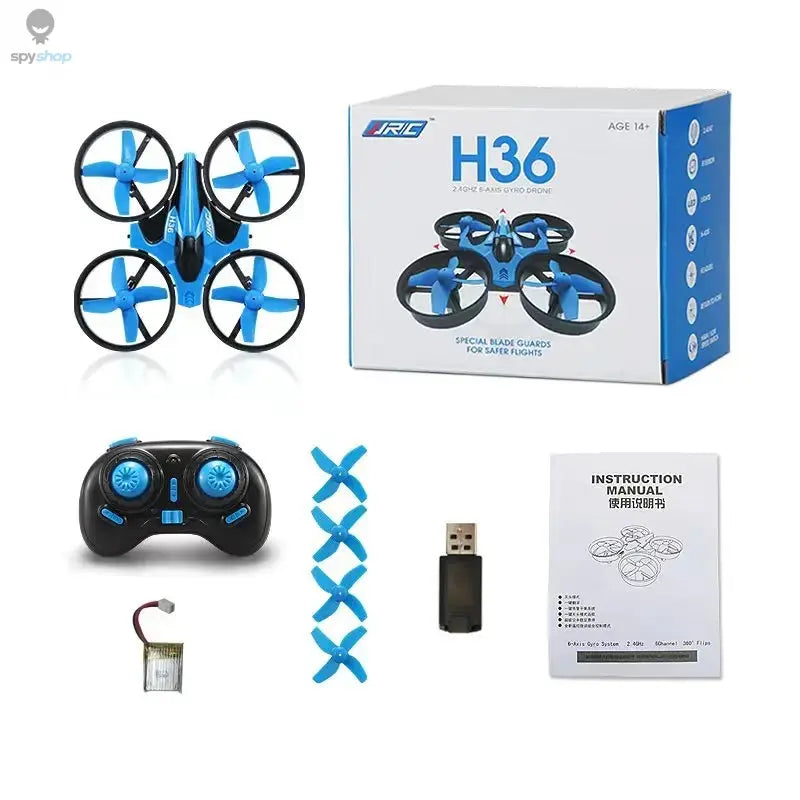 JJRC H36 Mini Rc Drone 4ch 6-Axis Headless Mode Helicopter 360° Flip Remote Control Quadcopter Toy Mini Drone For Kids Spy-shop.com