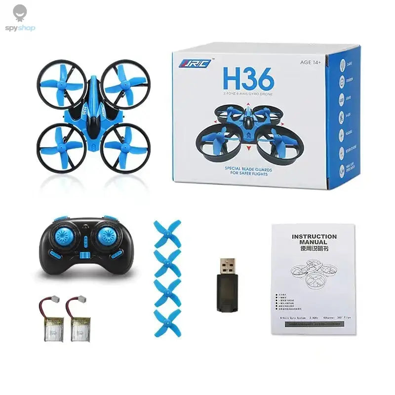 JJRC H36 Mini Rc Drone 4ch 6-Axis Headless Mode Helicopter 360° Flip Remote Control Quadcopter Toy Mini Drone For Kids Spy-shop.com
