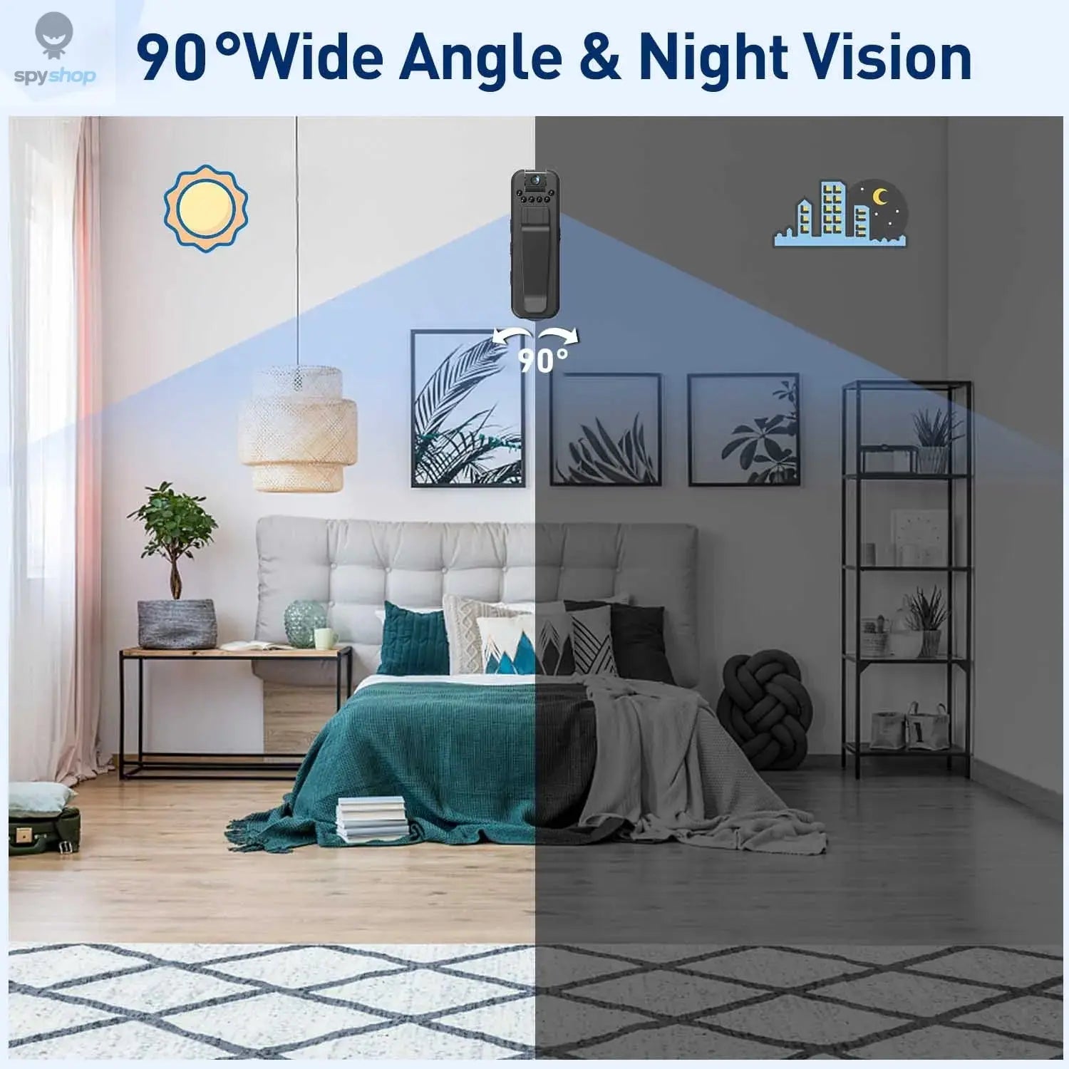 JOZUZE HD 1080P Body Mini Camera Portable Small Digital Video Recorder Police BodyCam Infrared Night Vision Miniature Camcorder