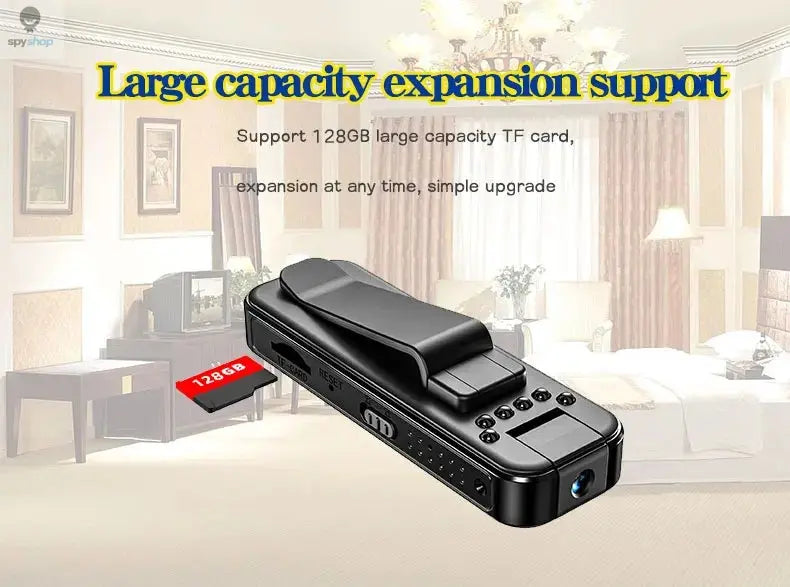 JOZUZE HD 1080P Body Mini Camera Portable Small Digital Video Recorder Police BodyCam Infrared Night Vision Miniature Camcorder