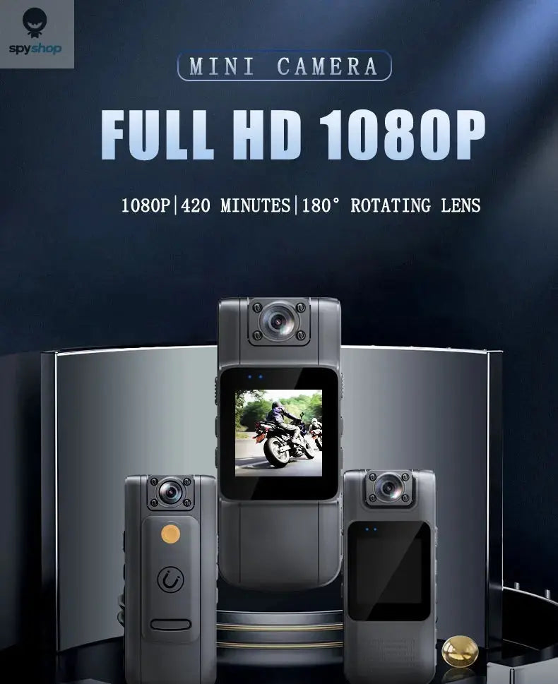 JOZUZE L11 1080P HD Mini Camera Portable Digital Video Recorder BodyCam Infrared Night Vision Police Cam Small Bike Camcorder Spy-shop.com