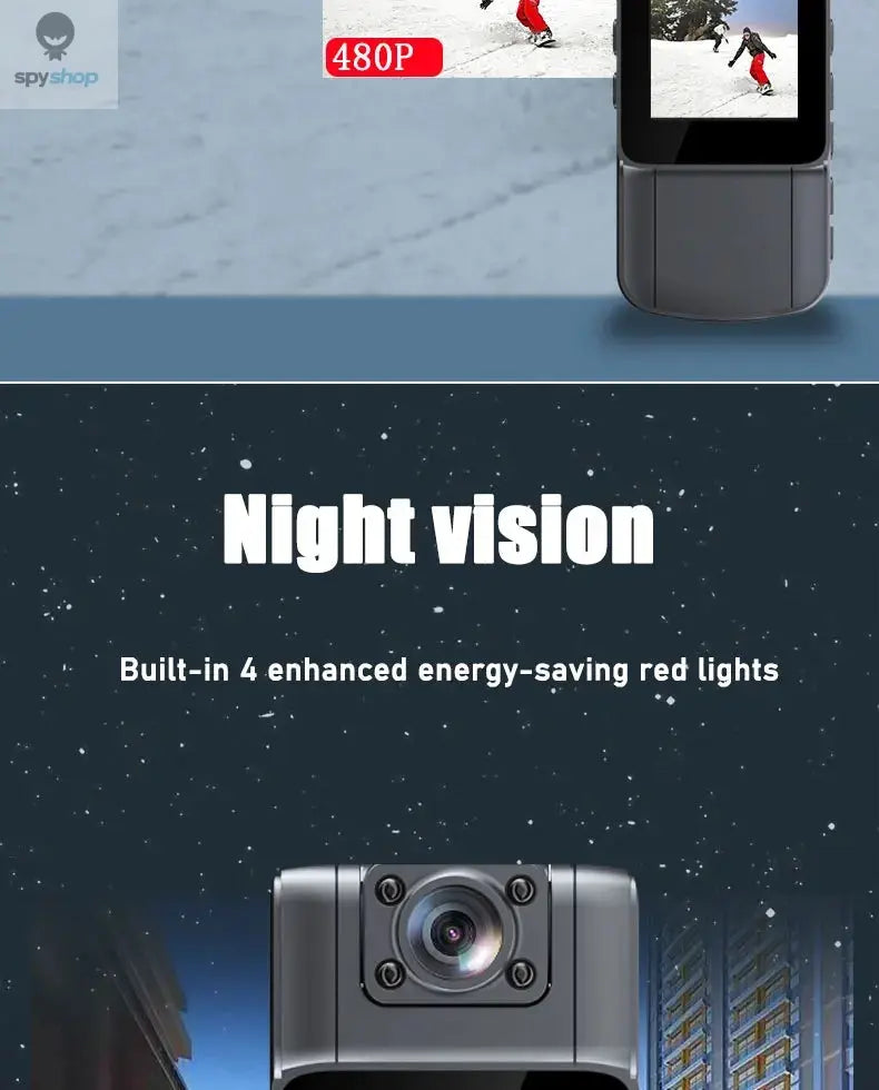 JOZUZE L11 1080P HD Mini Camera Portable Digital Video Recorder BodyCam Infrared Night Vision Police Cam Small Bike Camcorder Spy-shop.com