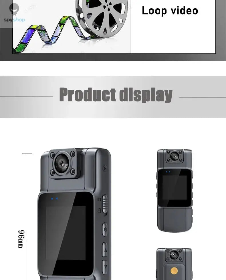 JOZUZE L11 1080P HD Mini Camera Portable Digital Video Recorder BodyCam Infrared Night Vision Police Cam Small Bike Camcorder Spy-shop.com