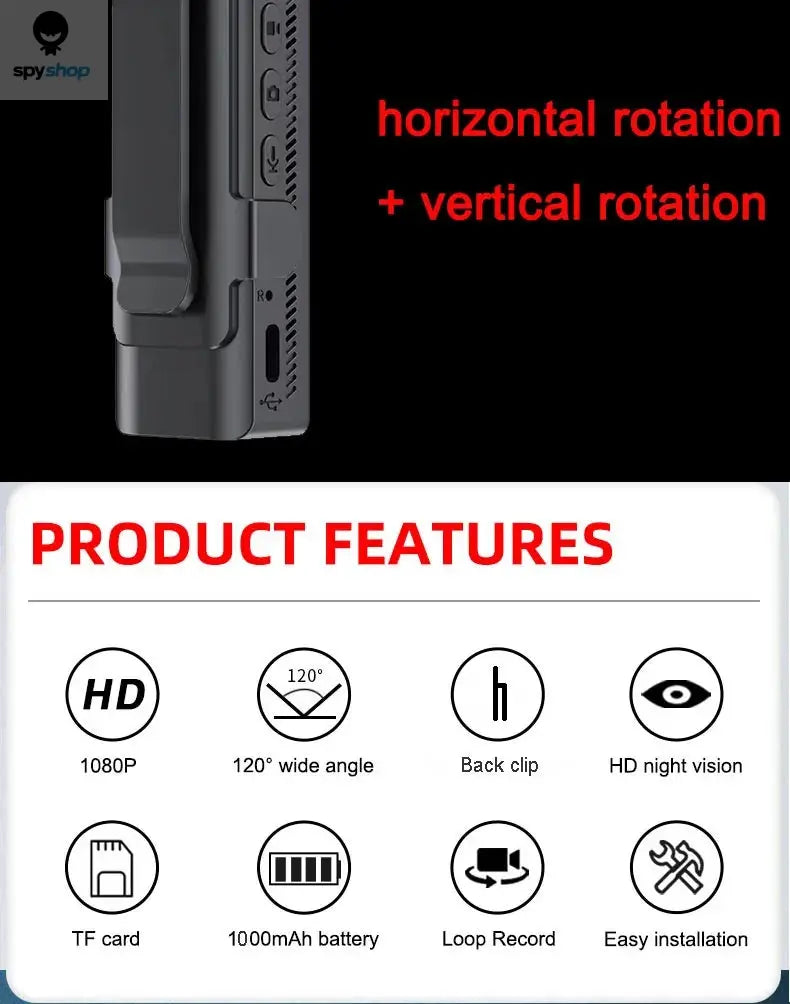 JOZUZE NEW WIth Wifi Hotspot Mini Camera 1080P Portable Digital Video Recorder Body Camera Night Vision DVR Miniature Camcorder Spy-shop.com