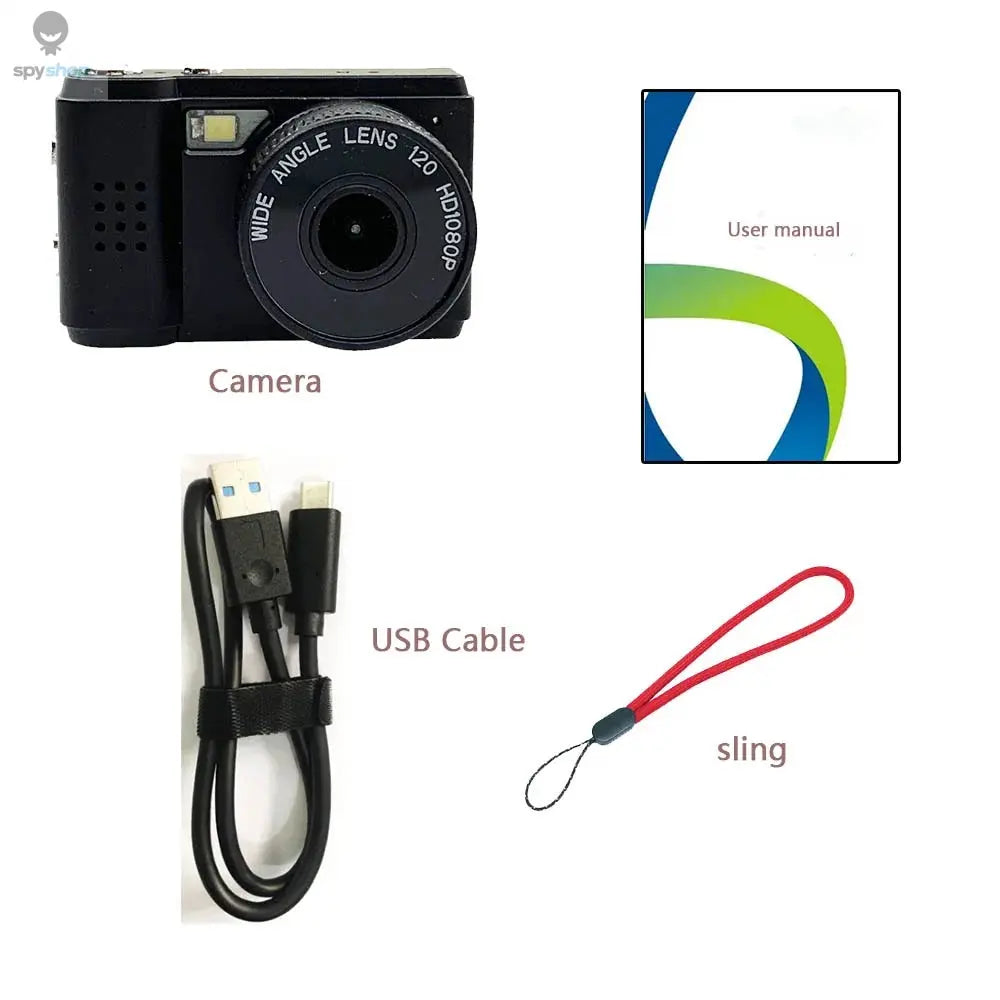 JOZUZE S5-A Mini Camera With Screen CMOS Indoor Home Outdoor 1080p Sports Portable Vintage Very Small Mini Camera Video Recorder Spy-shop.com