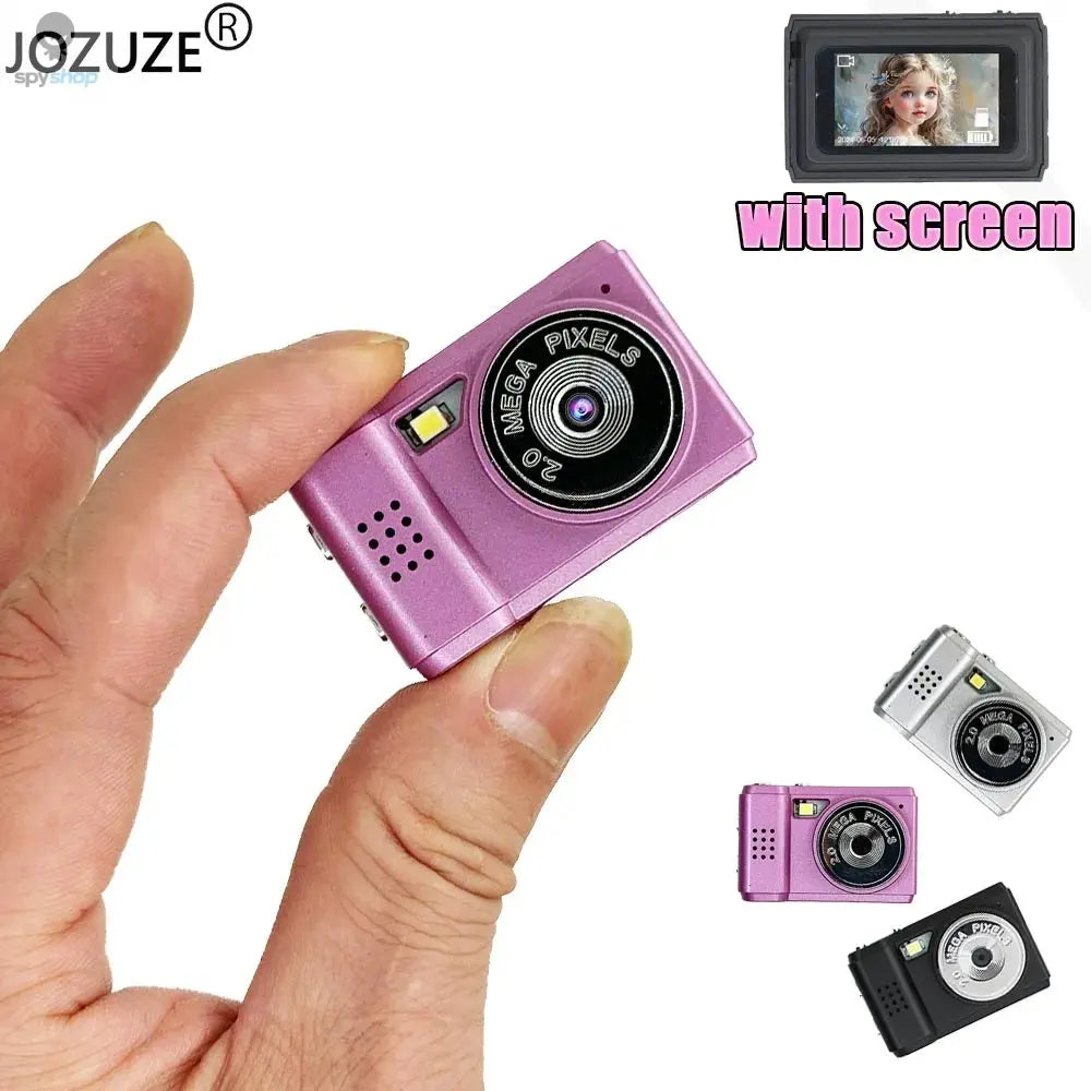 JOZUZE S5 Retro Mini Camera With Screen CMOS Indoor Home Outdoor HD 1080p Sports Portable Very Small Mini Camera Video Recorder Spy-shop.com
