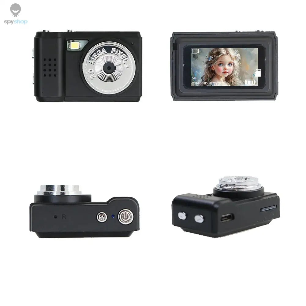 JOZUZE S5 Retro Mini Camera With Screen CMOS Indoor Home Outdoor HD 1080p Sports Portable Very Small Mini Camera Video Recorder Spy-shop.com