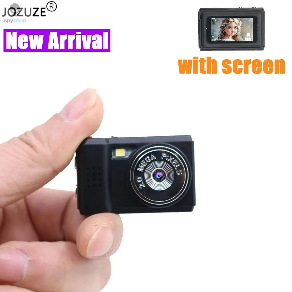 JOZUZE S5 Retro Mini Camera With Screen CMOS Indoor Home Outdoor HD 1080p Sports Portable Very Small Mini Camera Video Recorder Spy-shop.com