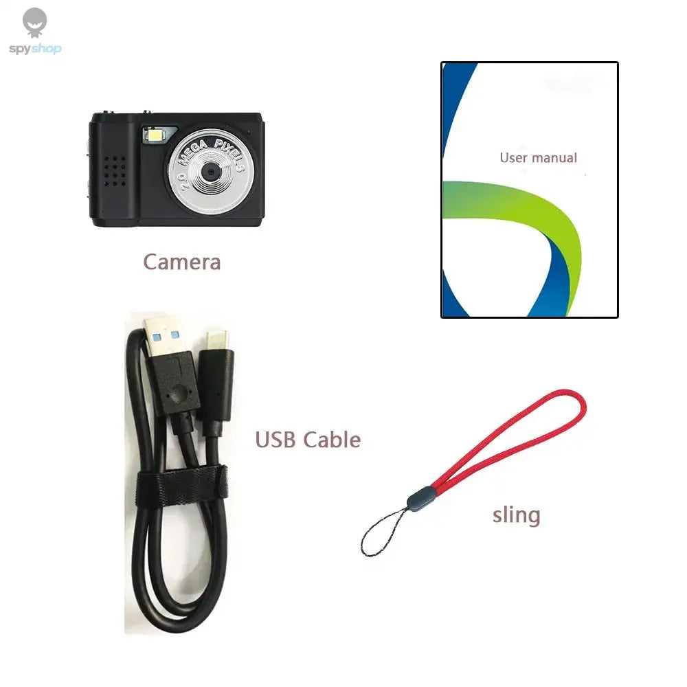 JOZUZE S5 Retro Mini Camera With Screen CMOS Indoor Home Outdoor HD 1080p Sports Portable Very Small Mini Camera Video Recorder Spy-shop.com