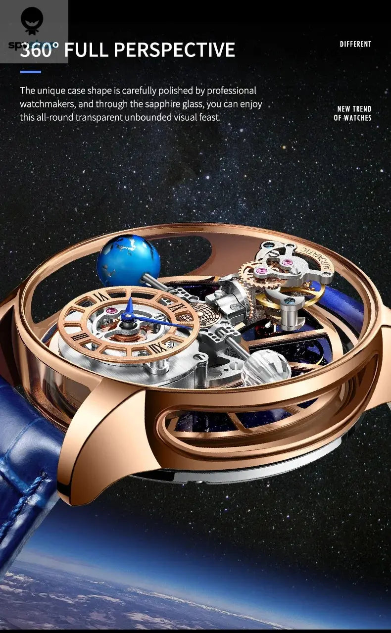 Jacob&Co PINDU Design Mens Watches Diamond TourbillionTop Brand Luxury Astronomia Quartz Watch Men Astronomia Solar Montre Homme Spy-shop.com