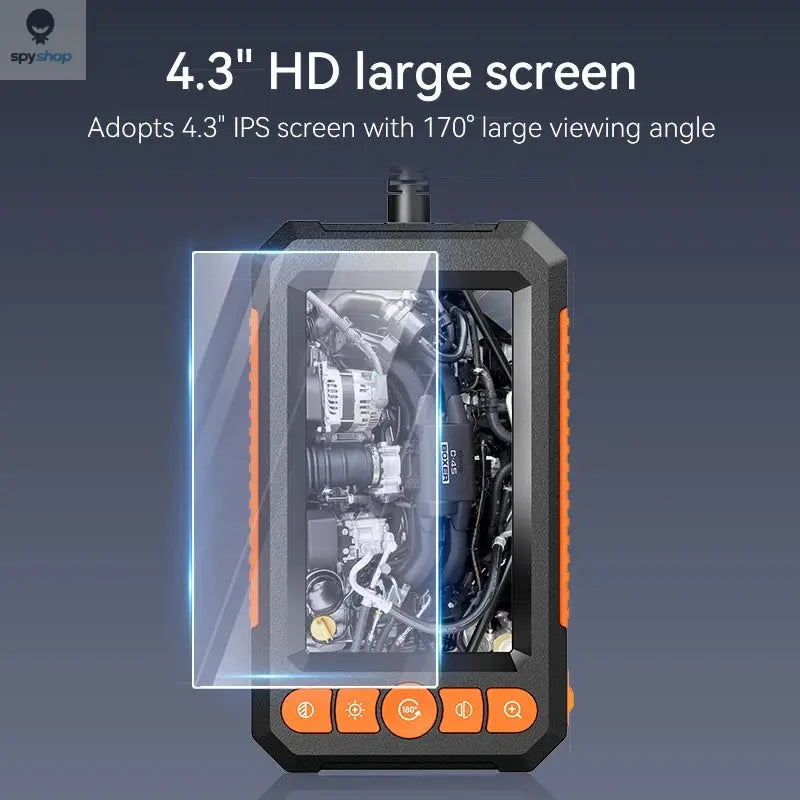 KERUI Industrial Endoscope Camera 4.3 "Single Dual Lens HD 1080P Car Inspection Borescope IP67 Waterproof Sewer Camera With LED Spy-shop.com