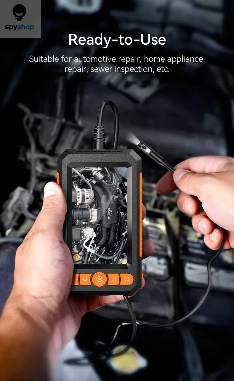 KERUI Industrial Endoscope Camera 4.3 "Single Dual Lens HD 1080P Car Inspection Borescope IP67 Waterproof Sewer Camera With LED Spy-shop.com