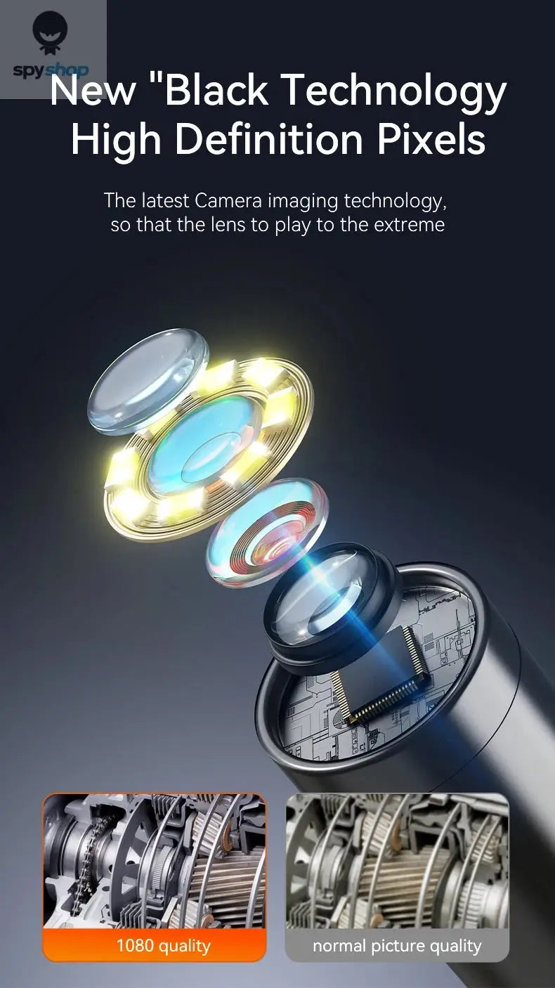 KERUI Industrial Endoscope Camera 4.3 "Single Dual Lens HD 1080P Car Inspection Borescope IP67 Waterproof Sewer Camera With LED Spy-shop.com