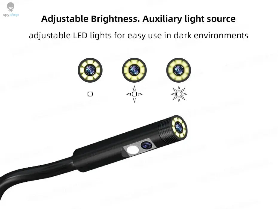 KERUI Industrial Endoscope Camera 4.3 "Single Dual Lens HD 1080P Car Inspection Borescope IP67 Waterproof Sewer Camera With LED Spy-shop.com