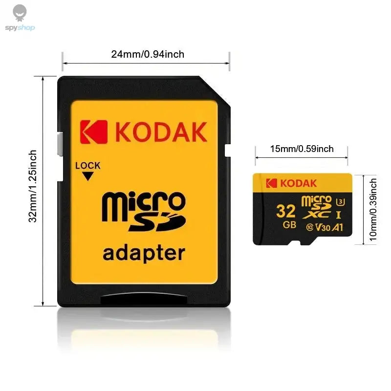 KODAK Micro SD 512GB 256GB Memory Card UP TO 100MB/s C10 U3 32GB 64GB 128GB TF Card 4K HD For USB Card Reader Adapter Microsd Spy-shop.com