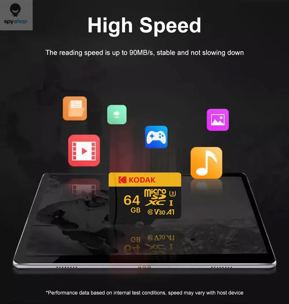 KODAK Micro SD 512GB 256GB Memory Card UP TO 100MB/s C10 U3 32GB 64GB 128GB TF Card 4K HD For USB Card Reader Adapter Microsd Spy-shop.com