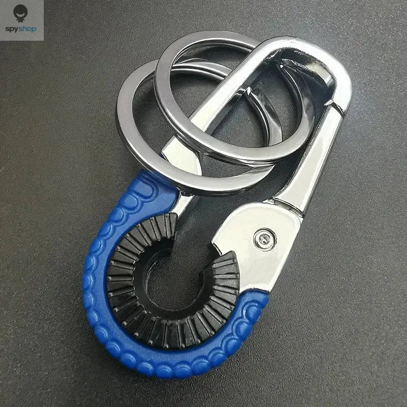 Keychain Buckle for Men Stainless Steel Key Ring Key Chain Hook Outdoor Carabiner Climbing Keyfob Accessories Spy-shop.com