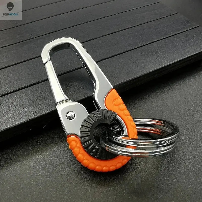 Keychain Buckle for Men Stainless Steel Key Ring Key Chain Hook Outdoor Carabiner Climbing Keyfob Accessories Spy-shop.com