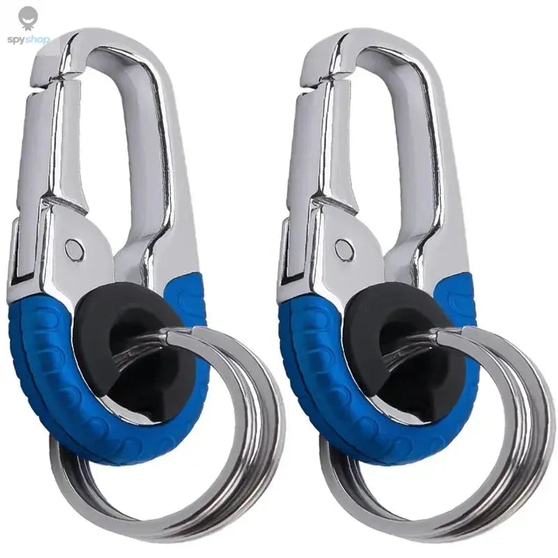 Keychain Buckle for Men Stainless Steel Key Ring Key Chain Hook Outdoor Carabiner Climbing Keyfob Accessories Spy-shop.com
