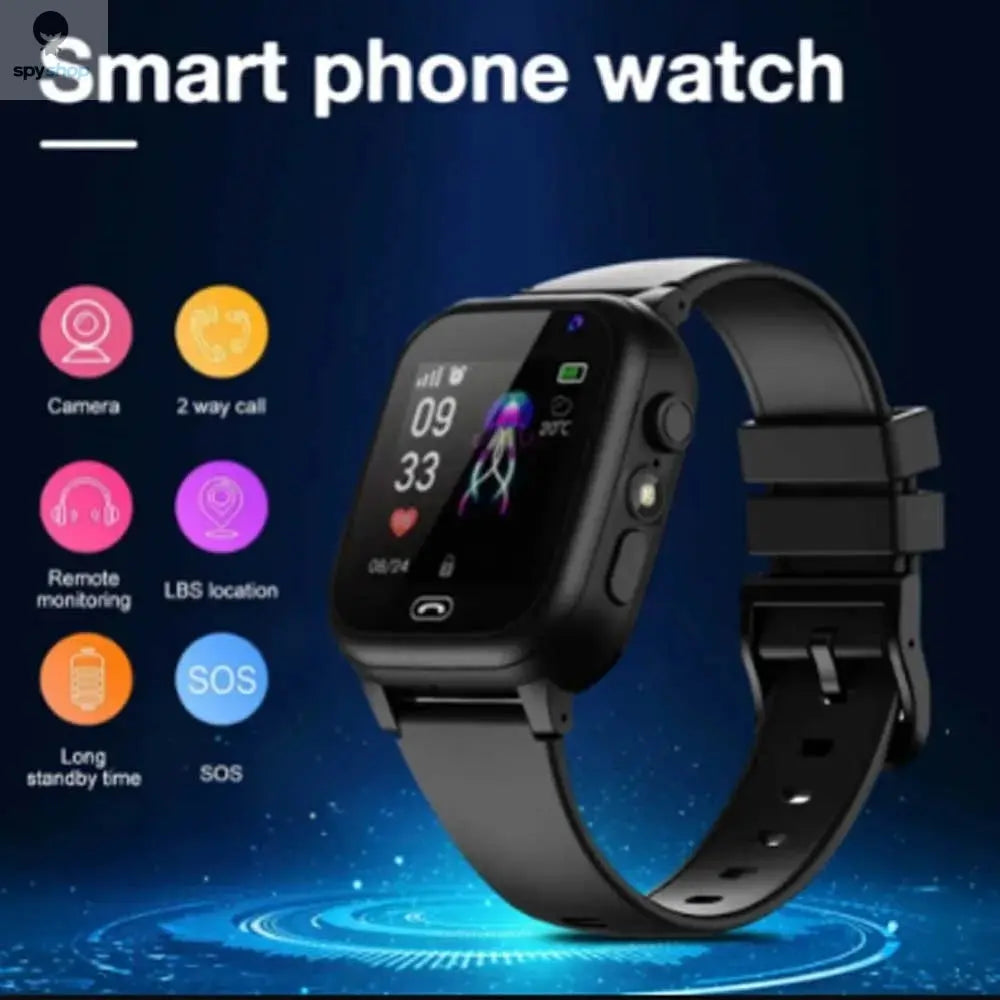 Kids Smart Watch SOS LBS Location Sim Card Call Child SmartWatch Camera IP65 Waterproof Watch Phone For Boys Girls Present Gift Spy-shop.com