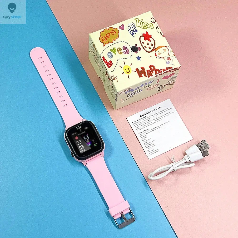 Kids Smart Watch SOS LBS Location Sim Card Call Child SmartWatch Camera IP65 Waterproof Watch Phone For Boys Girls Present Gift Spy-shop.com