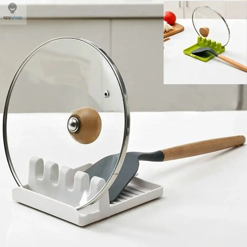 Kitchen Spoon Holders Fork Spatula Rack Shelf Organizer Plastic Chopsticks Holder Non-slip Spoons Pad Spy-shop.com