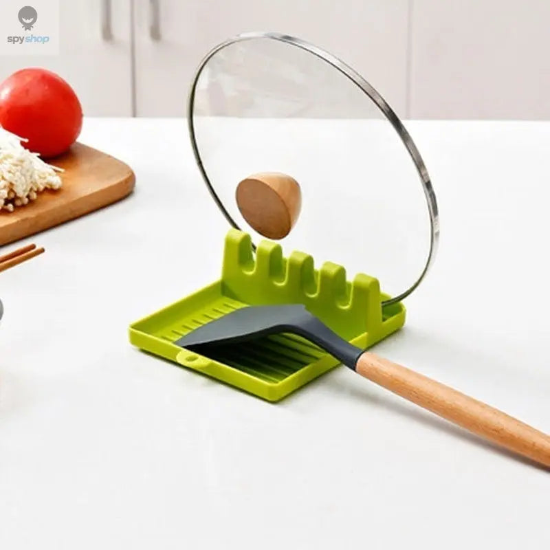 Kitchen Spoon Holders Fork Spatula Rack Shelf Organizer Plastic Chopsticks Holder Non-slip Spoons Pad Spy-shop.com