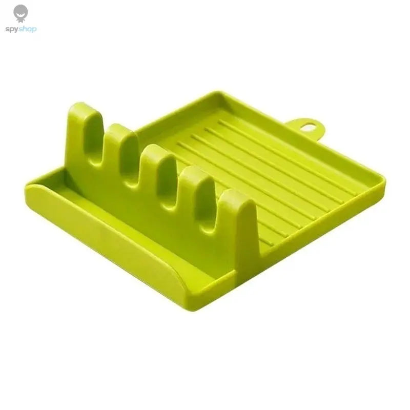 Kitchen Spoon Holders Fork Spatula Rack Shelf Organizer Plastic Chopsticks Holder Non-slip Spoons Pad Spy-shop.com