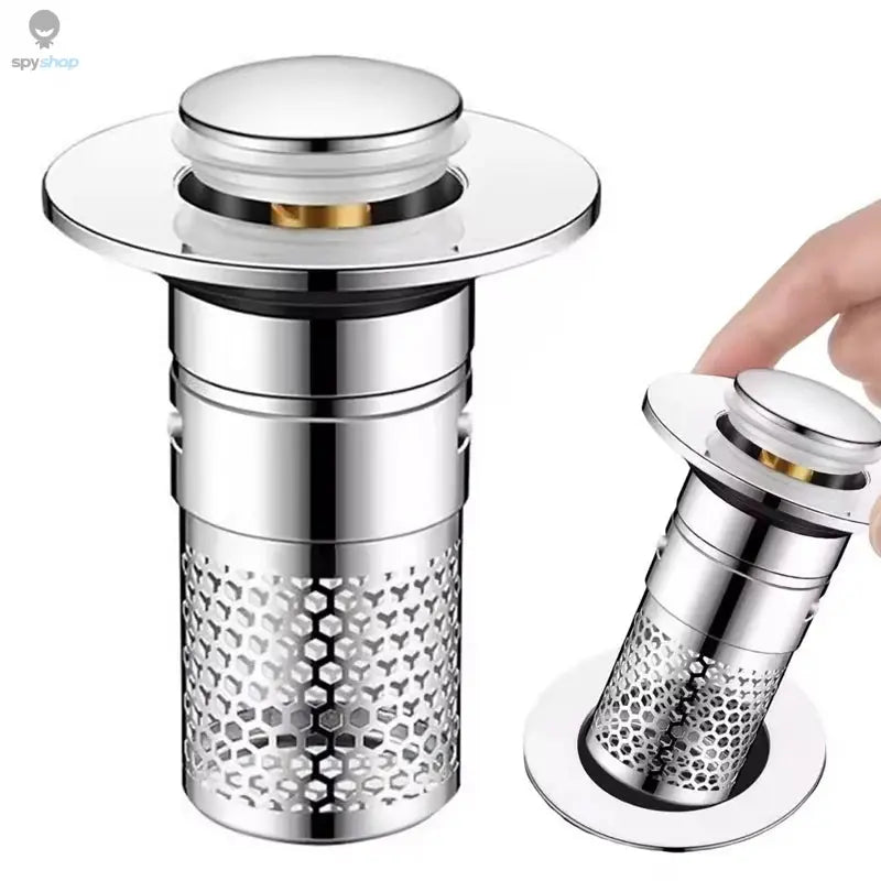 Kitchen Washbasin Sink ABS Leak Plug Floor Drain Filter Anti Odor Pop-Up Bounce Bounce Core Basin Stopper Hair Sink Strainer Spy-shop.com