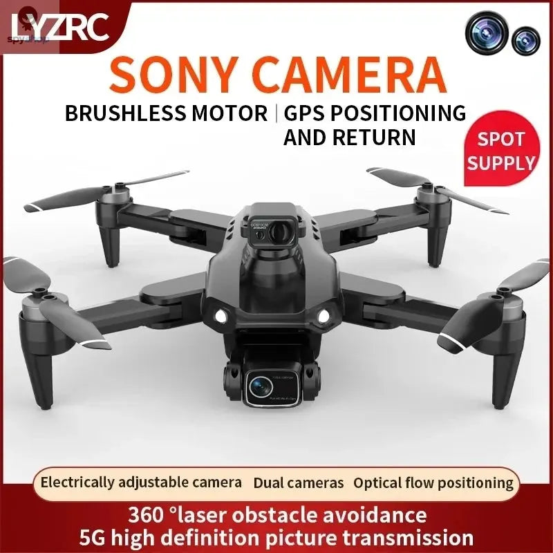 L900 Pro MAX GPS Drone 4K Professional HD Dual Camera 5G Wifi 360° Obstacle Avoidance Brushless Foldable Quadcopter RC Drone Toy