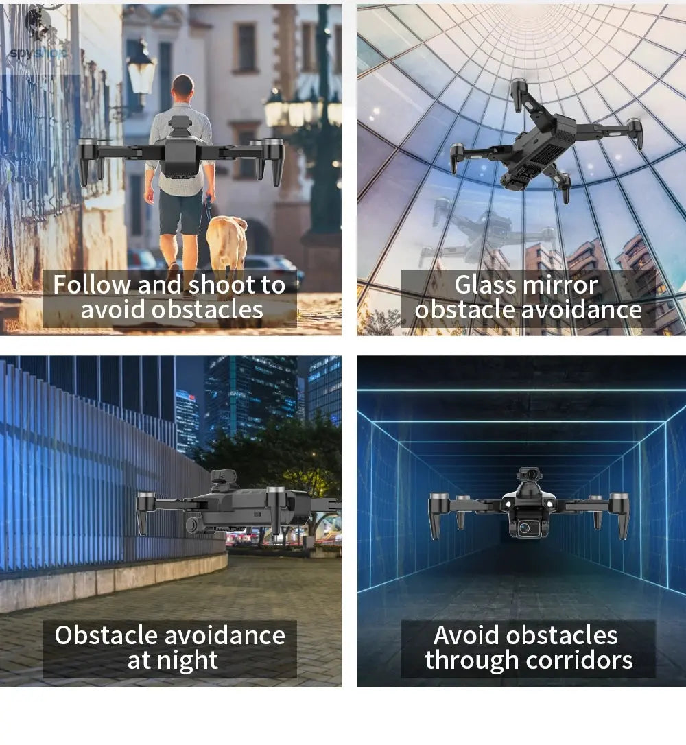 L900 Pro MAX GPS Drone 4K Professional HD Dual Camera 5G Wifi 360° Obstacle Avoidance Brushless Foldable Quadcopter RC Drone Toy