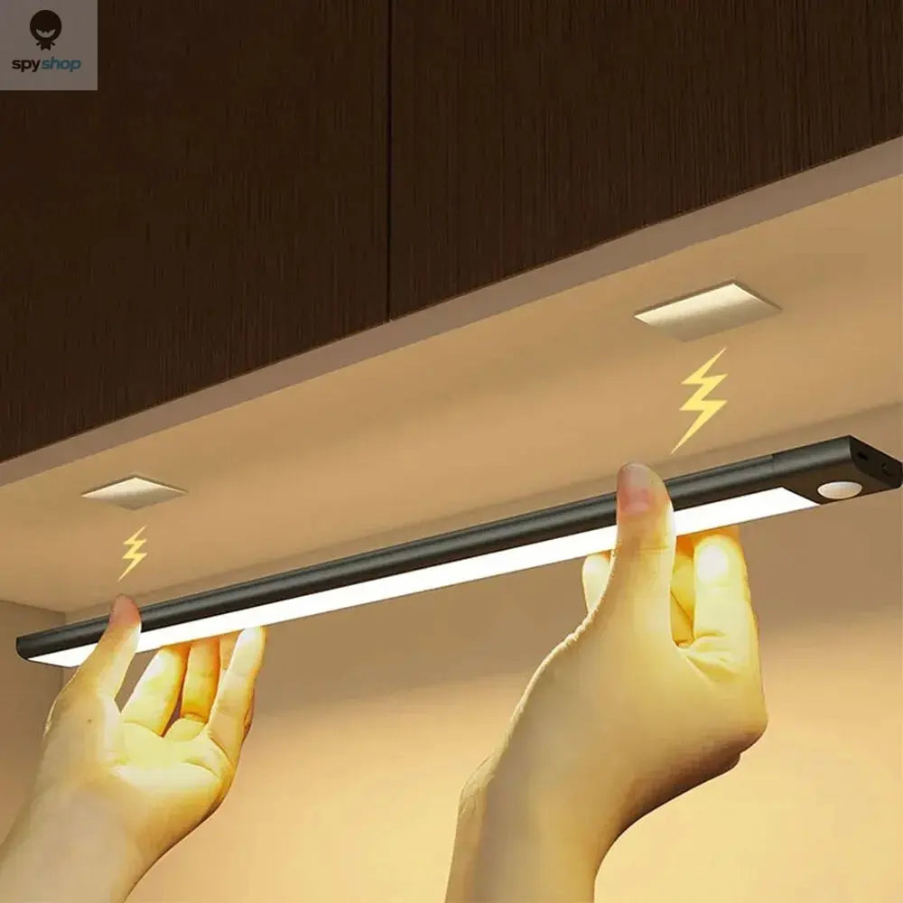 LED Cabinet Light USB Type-C Rechargeable Motion Sensor Led Lamp for Kitchen Wardrobe Cabinet Lighting 20cm/30cm/40cm/50cm/60cm Spy-shop.com